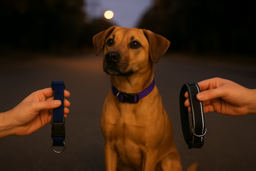 Reflective vs. Regular Dog Collars: Which One Should You Choose?