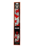 Polyester Printed Collar, Red