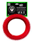 Flexible Rubber Spiky Ring Chew Toy