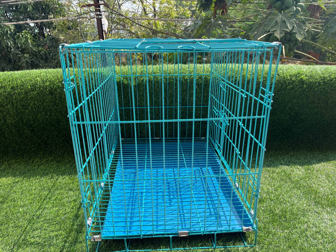 Foldable Small Cage For Puppies/Dogs/Cats/Pets (Size 24 Inch)