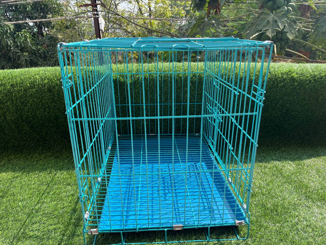 Foldable Small Cage For Puppies/Dogs/Cats/Pets (Size 18 Inch)