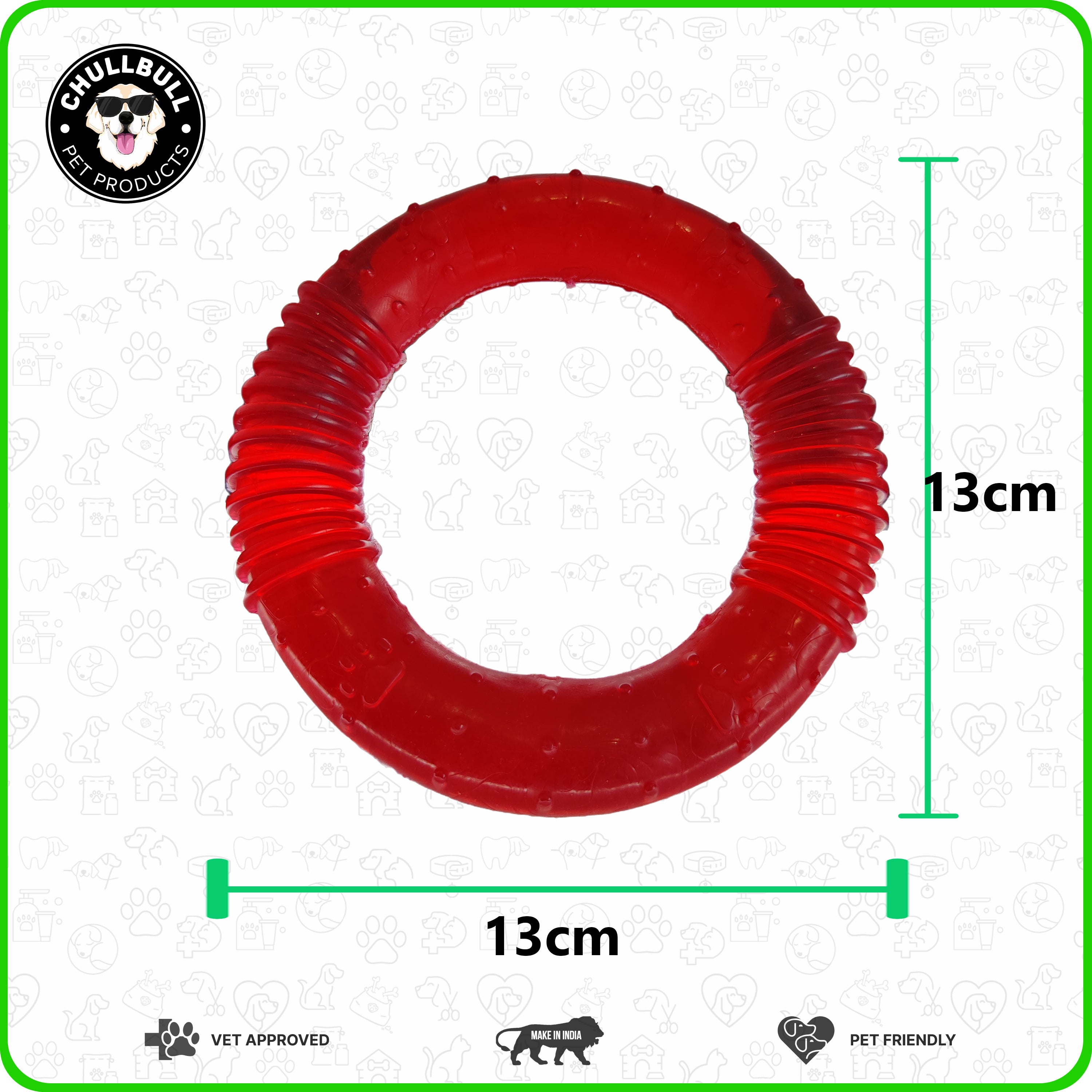 Silicone Rubber Ring, Red