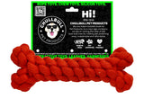 Red Bone Rope Dog Chew Toy