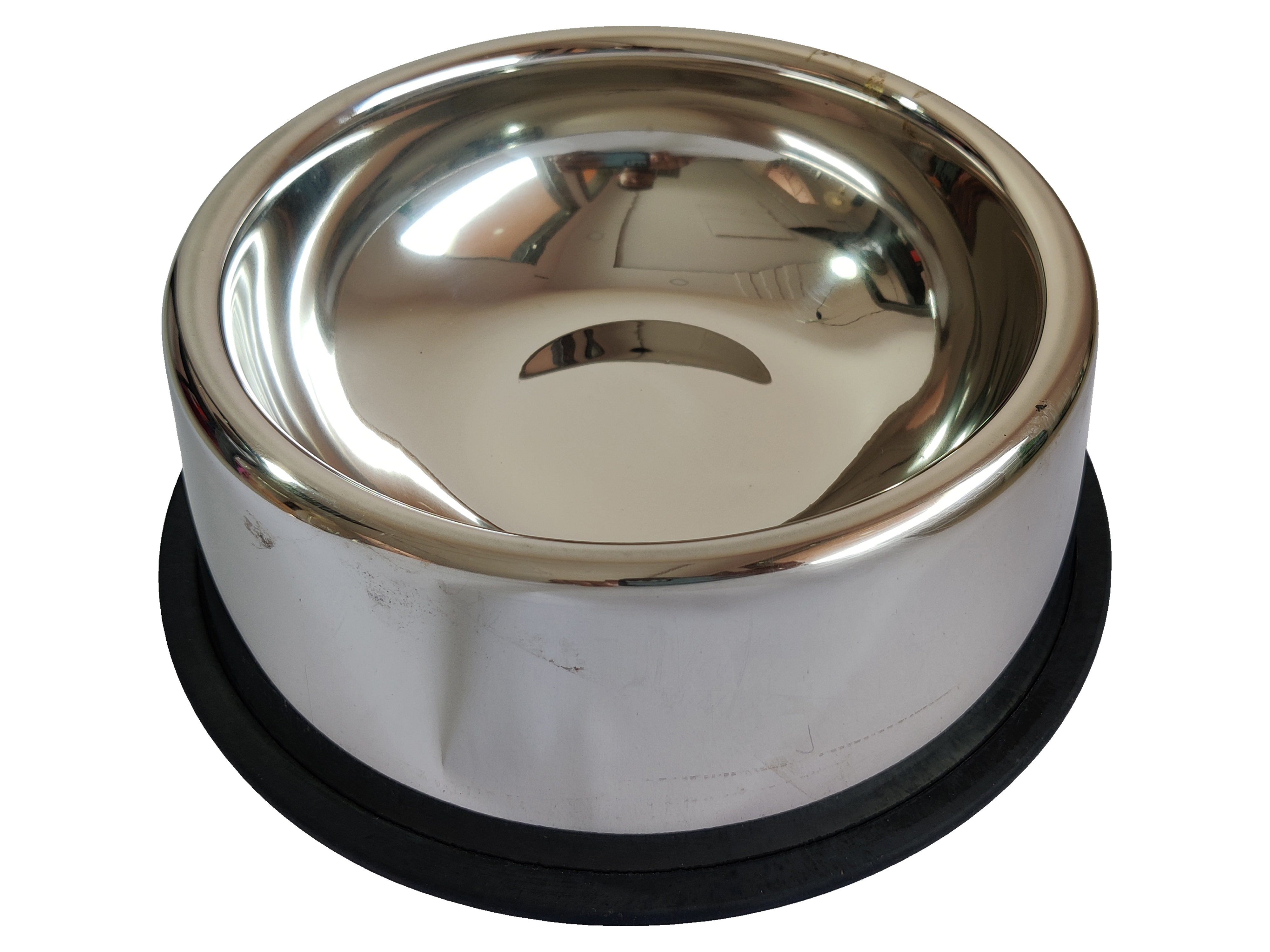 Stainless steel pet food bowl for feeding your dogs and puppy (1000ml)
