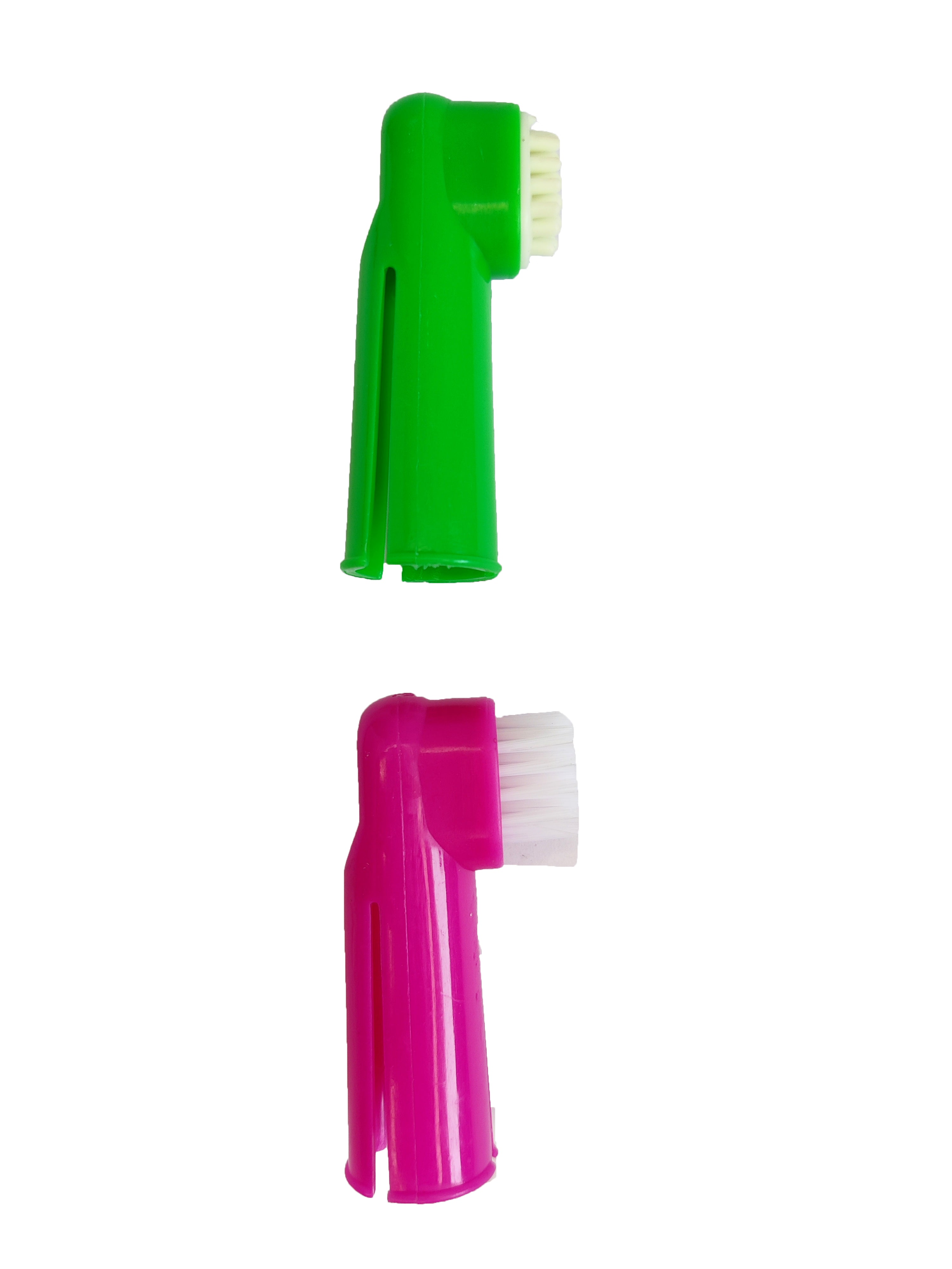 Dual Headed Dog Toothbrush With Set Of 2 Finger Toothbrush
